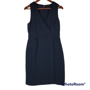 J Crew Size 8 Navy Blue Sleeveless Dress